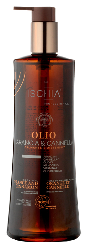 SALI DI ISCHIA OLIO ARANCIA E CANNELLA 500 ML - Farmacia Del Monaco