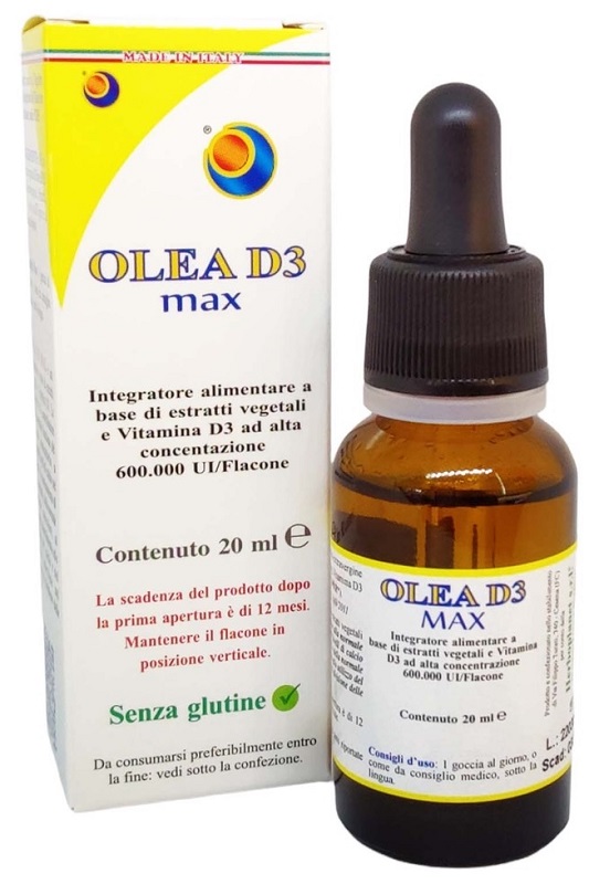 OLEA D3 MAX GOCCE 20 ML - Farmacia Del Monaco