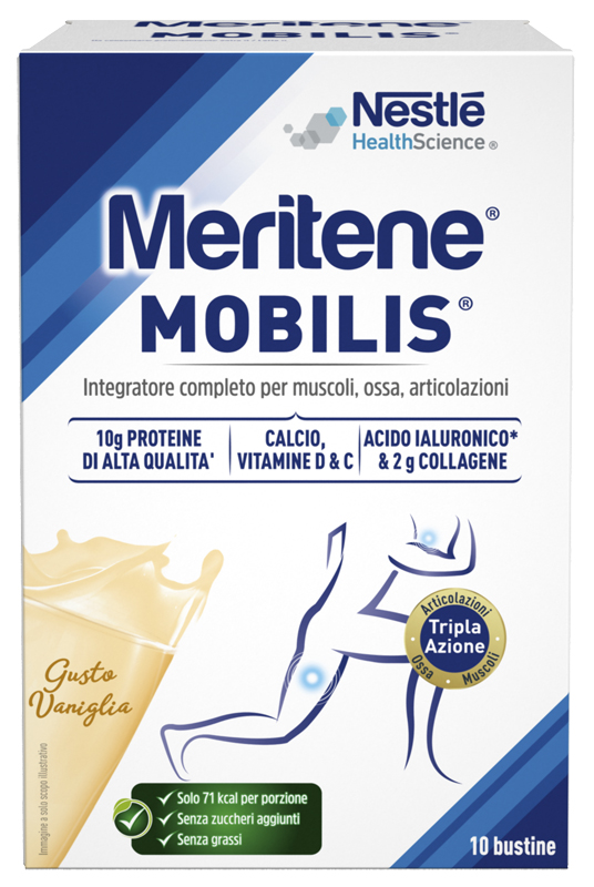 MERITENE MOBILIS GUSTO VANIGLIA 10 BUSTINE DA 21 G - Farmacia Del Monaco