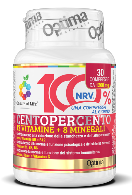 COLOURS OF LIFE CENTOPERCENTO 30 COMPRESSE 1200 MG - Farmacia Del Monaco