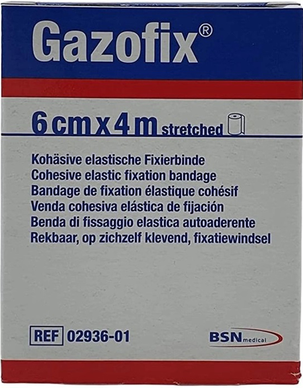 BENDA ELASTICA AUTOADESIVA GAZOFIX 6X400 CM - Farmacia Del Monaco