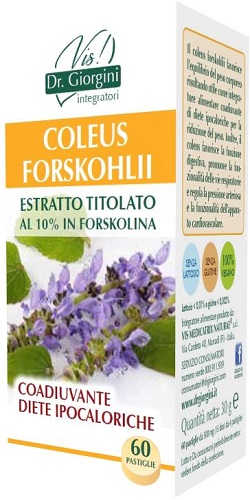 COLEUS FORSKOHLII ESTRATTO TITOLATO 60 PASTIGLIE - Farmacia Del Monaco