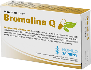 BROMELINA Q MONDO NATURA 30 COMPRESSE - Farmacia Del Monaco