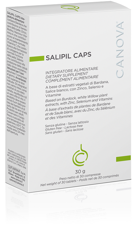 CANOVA SALIPIL CAPS 30 COMPRESSE NUOVA CONFEZIONE - Farmacia Del Monaco