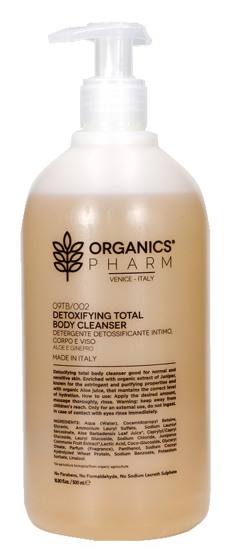 ORGANICS PHARM DETOXIFYING TOTAL BODY CLEANSER 500 ML - Farmacia Del Monaco