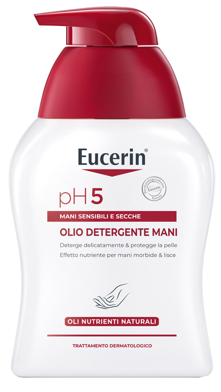 EUCERIN PH5 OLIO DETERGENTE MANI SECCHE E SCREPOLATE 250 ML - Farmacia Del Monaco