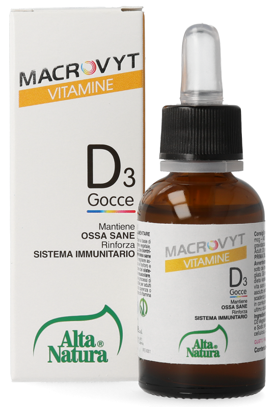 MACROVYT VITAMINA D3 VEG GOCCE 30 ML - Farmacia Del Monaco