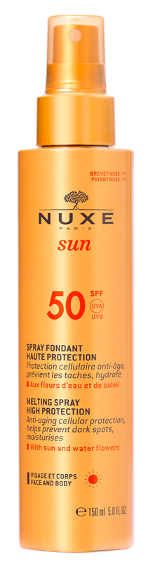 NUXE SUN SPRAY SOLARE VISO E CORPO ALTA PROTEZIONE SPF50 150 ML - Farmacia Del Monaco
