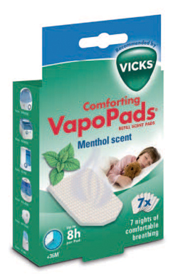 VICKS VAPOPADS MENTHOL SCENT 7 PEZZI - Farmacia Del Monaco