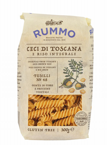 RUMMO FUSILLI N 48 CECI DI TOSCANA E RISO INTEGRALE 300 G - Farmacia Del Monaco