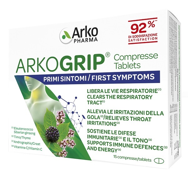 ARKOGRIP 15 COMPRESSE - Farmacia Del Monaco