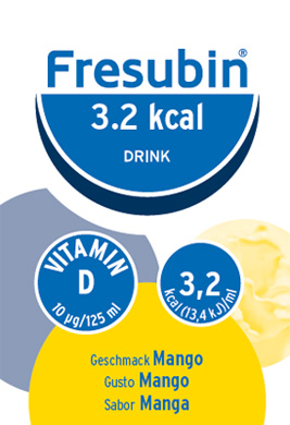 FRESUBIN 3,2 KCAL DRINK MANGO 4 X 125 ML - Farmacia Del Monaco