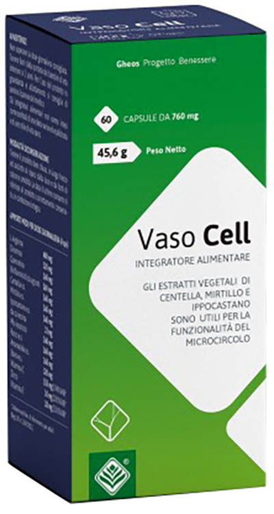 VASO CELL 60 CAPSULE - Farmacia Del Monaco