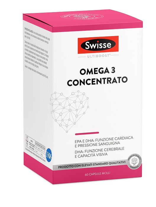 SWISSE OMEGA 3 CONCENTRATO 60 CAPSULE MOLLI DA 2440 MG - Farmacia Del Monaco