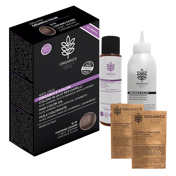 ORGANICS PHARM ORGANICS COLOR 5/0 CASTANO CHIARO - Farmacia Del Monaco