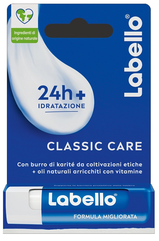 LABELLO CLASSIC CARE STICK 24H IDRATAZIONE FONDENTE SULLE LABBRA 5,5 ML - Farmacia Del Monaco