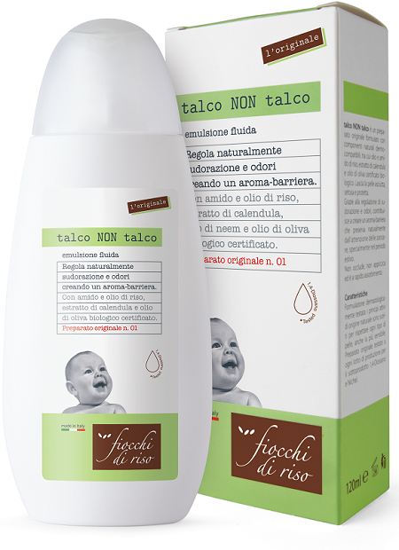 FIOCCHI DI RISO TALCO NON TALCO 120 ML - Farmacia Del Monaco