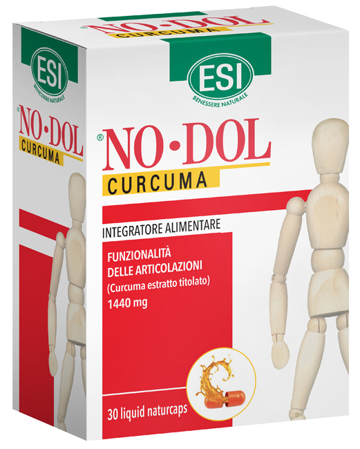 ESI NO DOL CURCUMA 30 NATURCAPS LIQUID - Farmacia Del Monaco