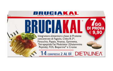 BRUCIAKAL 7 DAYS 14 COMPRESSE DIETALINEA - Farmacia Del Monaco