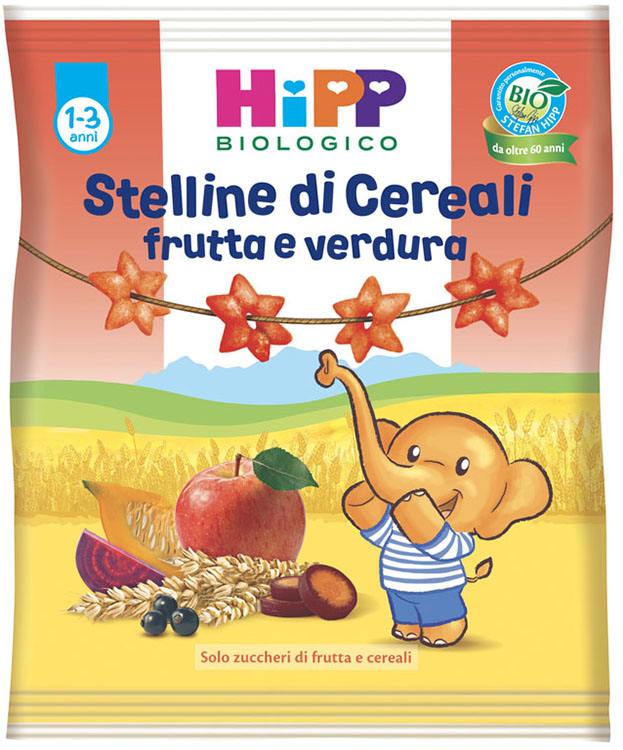 HIPP BIO STELLINE FRUTTA VERDURA 30 G - Farmacia Del Monaco