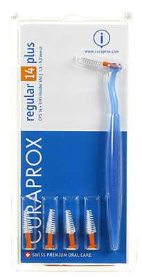 CURAPROX CPS REGULAR CPS 14 CON 5 SCOVOLINI + SUPPORTO - Farmacia Del Monaco