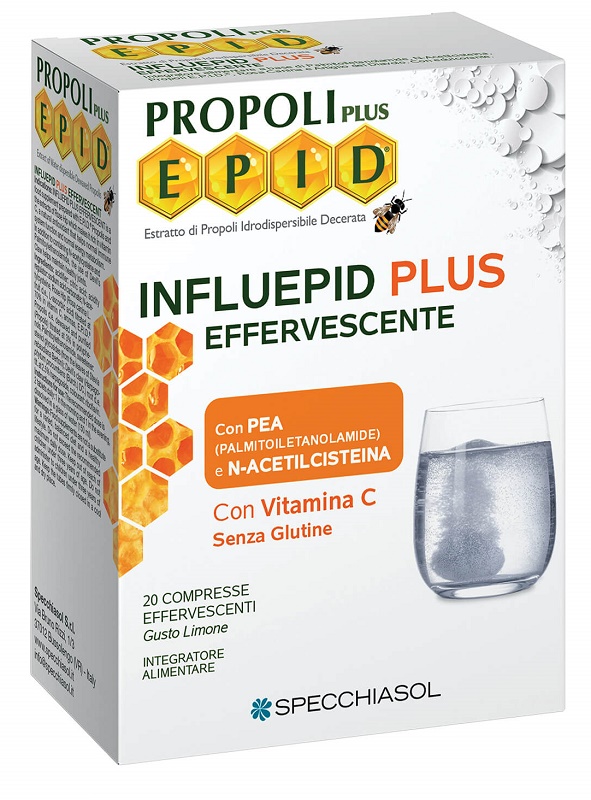 INFLUEPID PLUS EFFERVESCENTE PEA 20 COMPRESSE - Farmacia Del Monaco