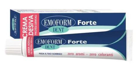 CREMA ADESIVA EMOFORM DENT FORTE PER PROTESI DENTALI 70 G - Farmacia Del Monaco