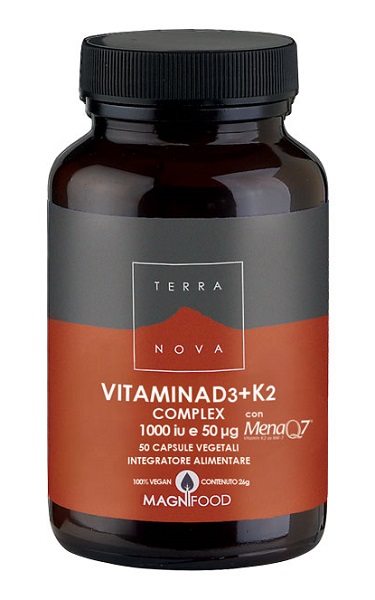 TERRANOVA VITAMINA D3 + K2 50 CAPSULE - Farmacia Del Monaco
