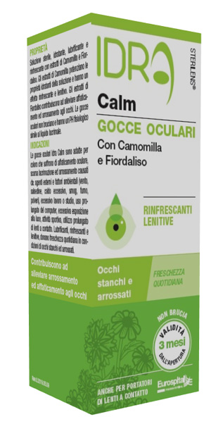 GOCCE OCULARI RINFRESCANTI STERILENS IDRA CALM CAMOMILLA E FIORDALISO 10 ML - Farmacia Del Monaco
