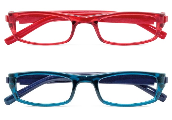 TWINS SILVER ESSENTIAL ROSSO/BLU +2,00 - Farmacia Del Monaco