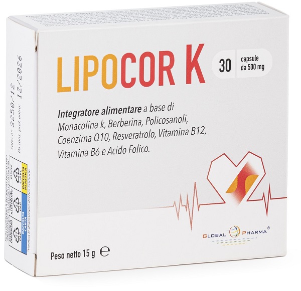 LIPOCOR K 30 CAPSULE - Farmacia Del Monaco