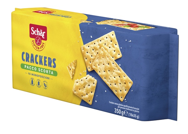 SCHAR CRACKERS SENZA LATTOSIO PACCO SCORTA 10 MONOPORZIONI DA 35 G - Farmacia Del Monaco