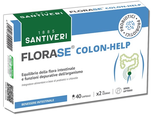 FLORASE COLON HELP 40 CAPSULE - Farmacia Del Monaco