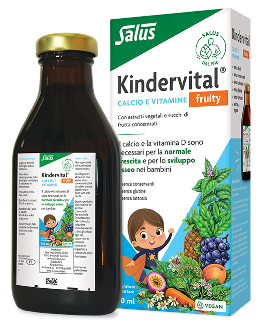 KINDERVITAL FRUITY 250 ML - Farmacia Del Monaco