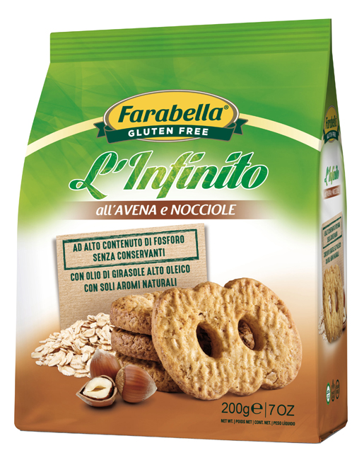 FARABELLA INFINITO AVENA/NOCCIOLE 200 G - Farmacia Del Monaco