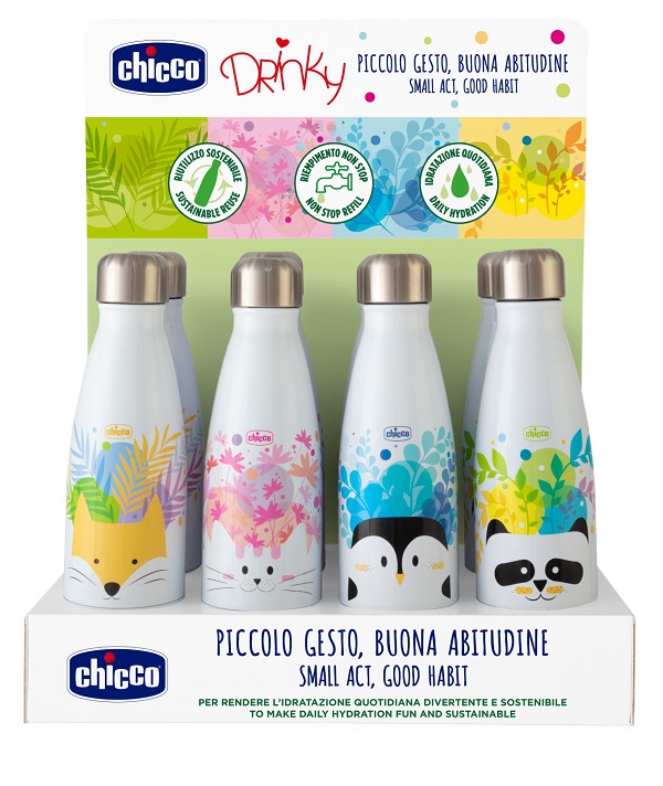 CHICCO BORRACCIA INOX 350 ML - Farmacia Del Monaco
