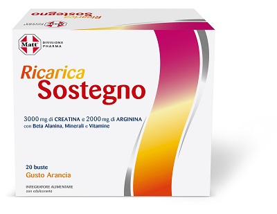 MATT DIVISIONE PHARMA RICARICA SOSTEGNO 20 BUSTE GUSTO ARANCIA - Farmacia Del Monaco