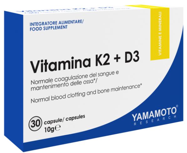 YAMAMOTO RESEARCH VITAMINA K2+D3 30 CAPSULE - Farmacia Del Monaco