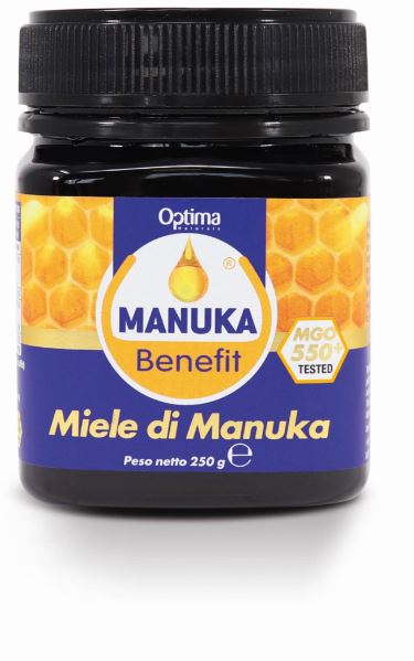 MANUKA BENEFIT MIELE DI MANUKA 550+ MGO 250 G - Farmacia Del Monaco