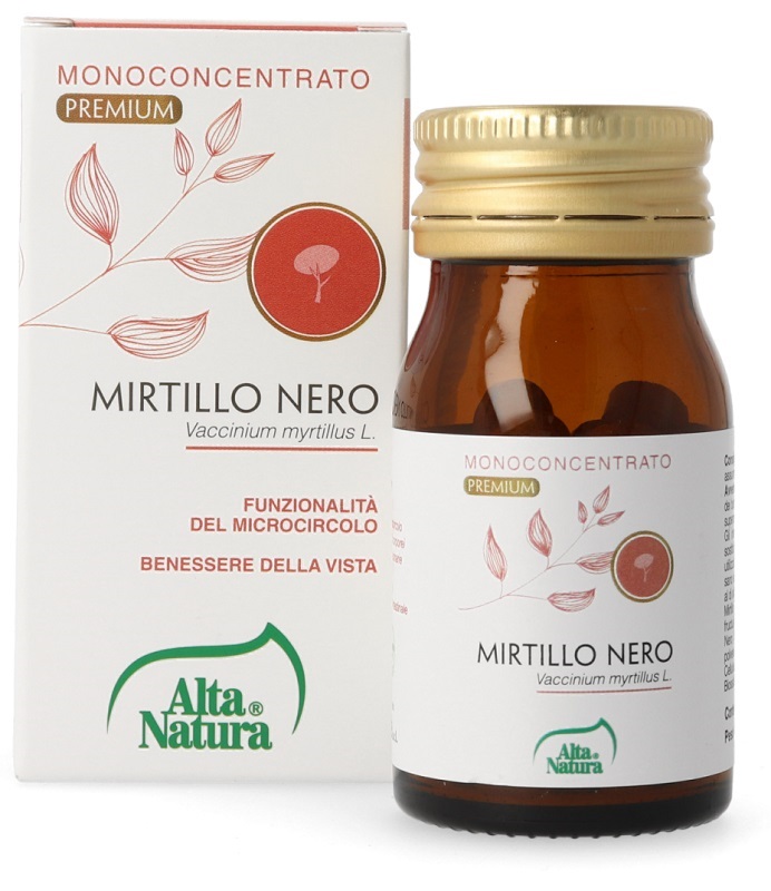 MIRTILLO NERO  60 COMPRESSE 450MG TERRANATA - Farmacia Del Monaco