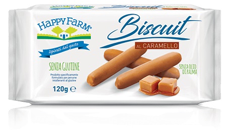 HAPPY FARM BISCUIT CARAMELLO 120 G - Farmacia Del Monaco