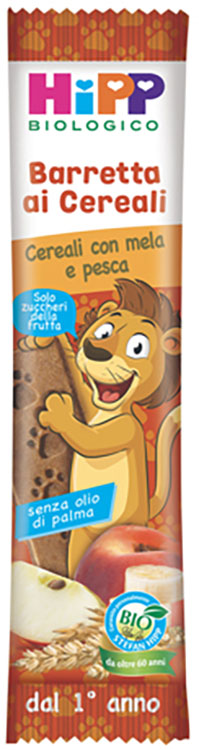 HIPP BIO BARRETTA AI CEREALI CON MELA/PESCA 20 G - Farmacia Del Monaco