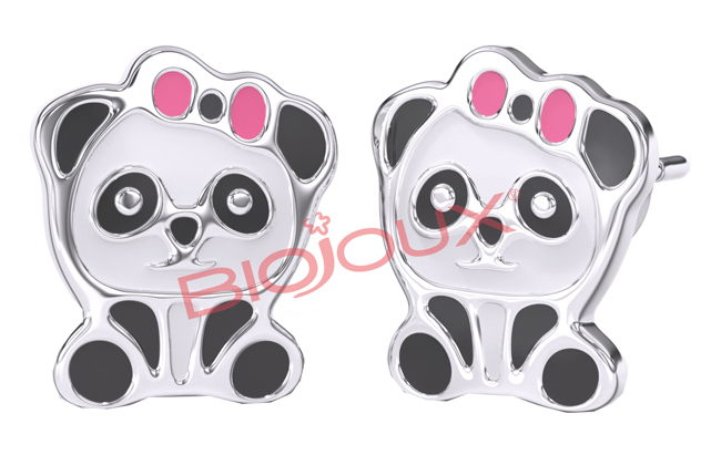 ORECCHINO STERILE BJT711 STS BABY PANDA - Farmacia Del Monaco