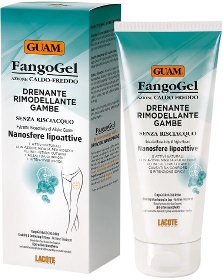 GUAM FANGOGEL DRENANTE RIMODELLANTE GAMBE 200 ML - Farmacia Del Monaco
