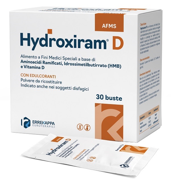 HYDROXIRAM D 30 BUSTE DA 5,7 G CON EDULCORANTI SENZA GLUTINE SENZA LATTOSIO - Farmacia Del Monaco