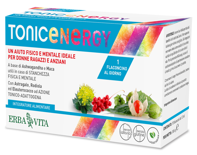 TONIC ENERGY 10 FLACONCINI DA 12 ML - Farmacia Del Monaco