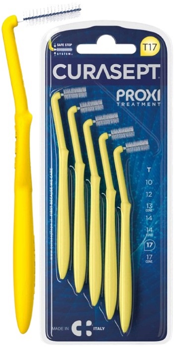 CURASEPT PROXI ANGLE T17 GIALLO/YELLOW 5 PEZZI - Farmacia Del Monaco