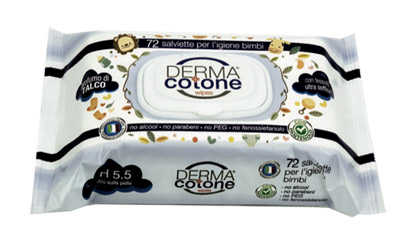 DERMACOTONE SALVIETTINE TALCO 72 PEZZI - Farmacia Del Monaco