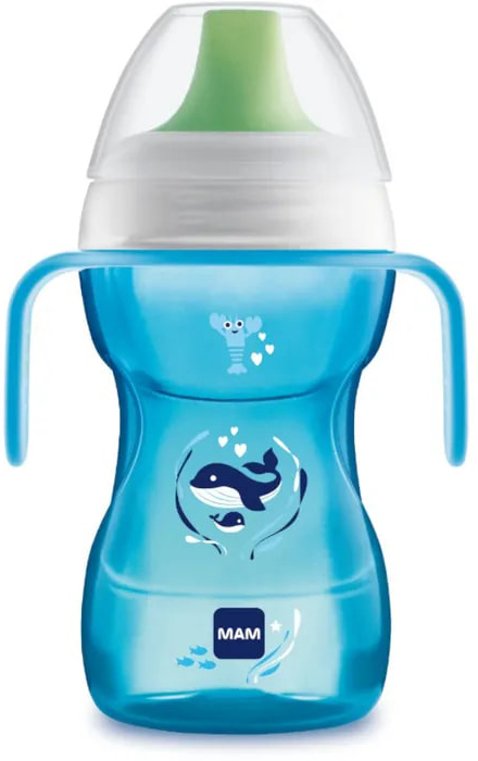 MAM TAZZA FUN TO DRINK 270 ML 8+ BECCUCCIO RIGIDO MASCHIO - Farmacia Del Monaco