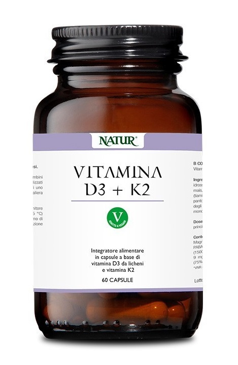 VITAMINA D3+K2 60 CAPSULE - Farmacia Del Monaco